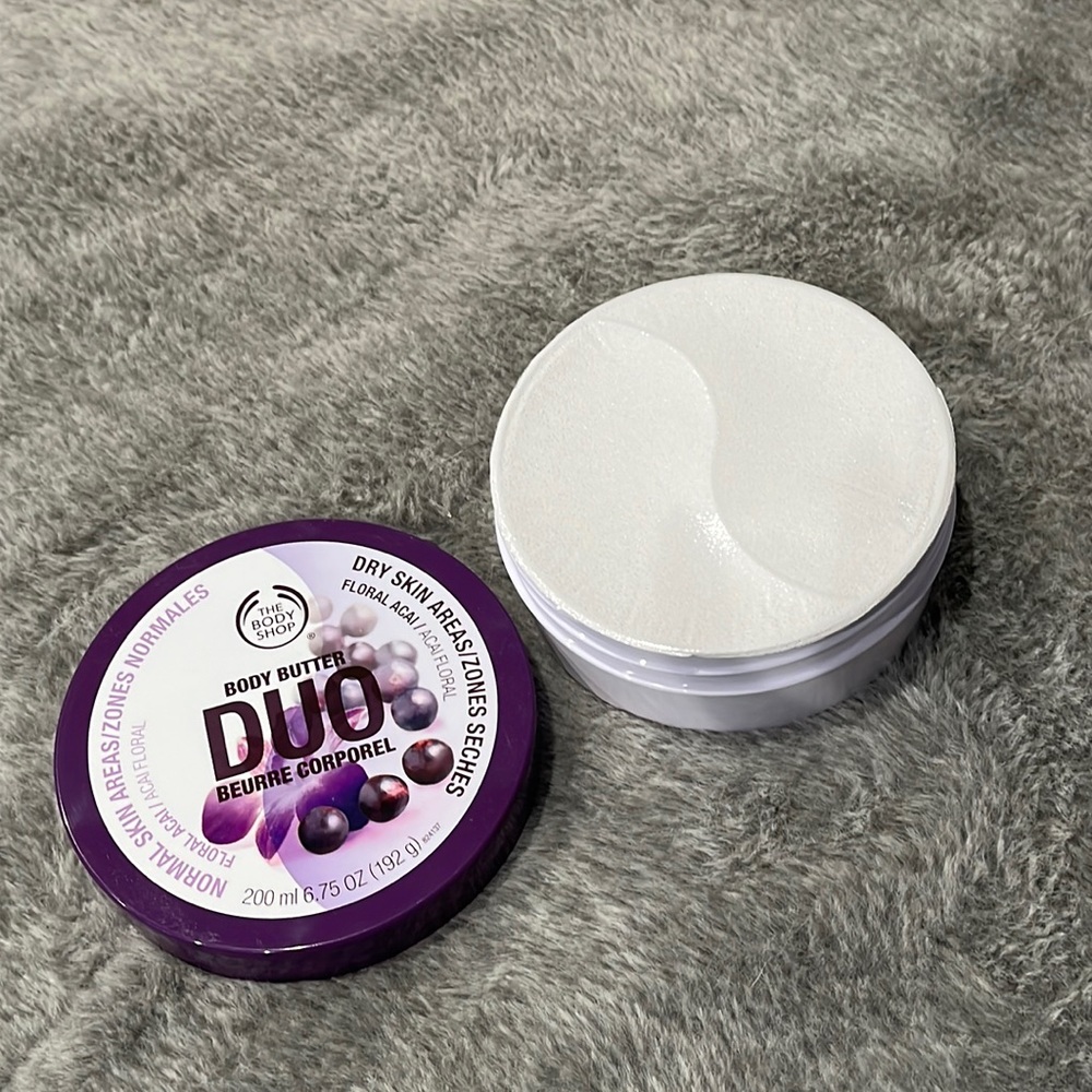 Brand New The Body Shop “Floral Açaí” Duo Body Butter 6.75 oz/200ml